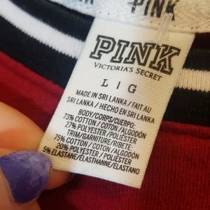 PINK Victoria's Secret Tops - VS PINK L Deep Red Logo Crewneck Sweater PINK Victoria's Secret Tops - VS PINK L Deep Red Logo Crewneck Sweater